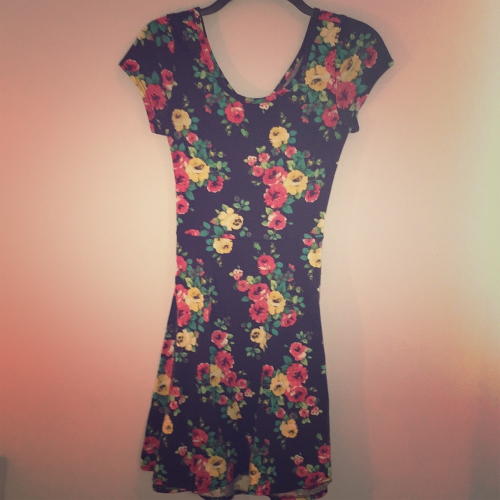 Black Floral Dress